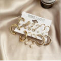 Shangjie Oem aretes para mujeres винтажные жемчужные серьги устанавливают новые сережки с золотыми женщинами минималистские серьги обручи